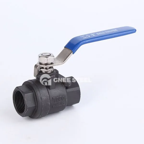 2 टुकड़ा कार्बन स्टील बॉल वाल्व