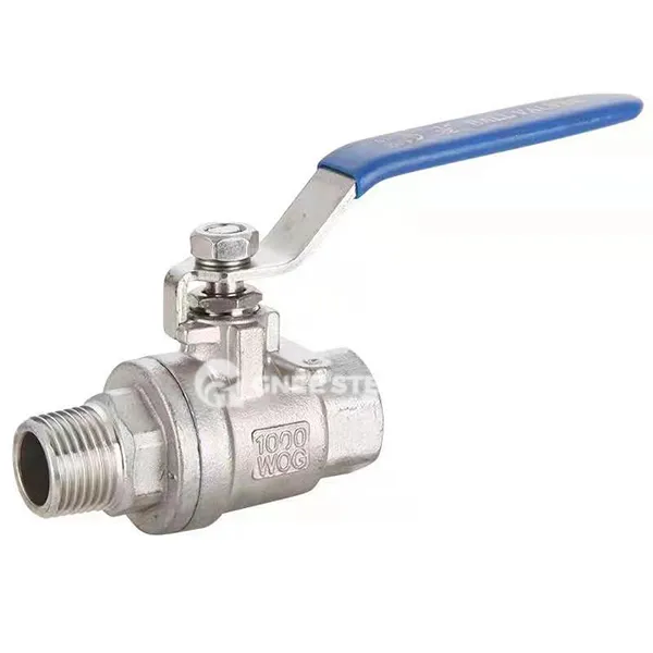 2 पीस स्टेनलेस स्टील बॉल वाल्व