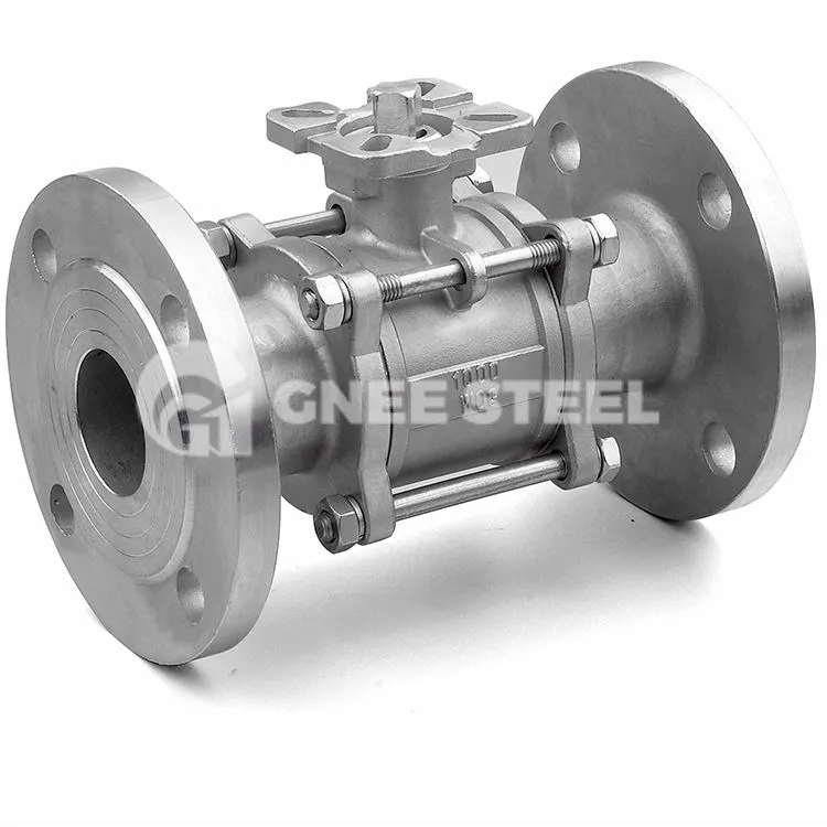 3-पीस फ्लैंज्ड बॉल वाल्व