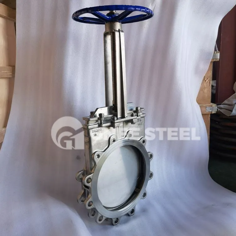 कार्बन स्टील चाकू गेट वाल्व