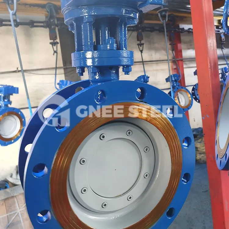 कार्बन स्टील ट्रिपल एक्सेन्ट्रिक बटरफ्लाई वाल्व