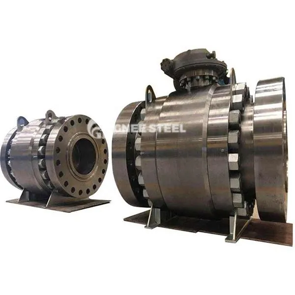 कास्ट स्टील ट्रूनियन माउंटेड बॉल वाल्व