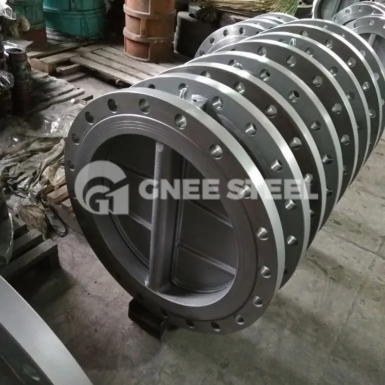 डबल फ्लैंज्ड डुअल प्लेट चेक वाल्व