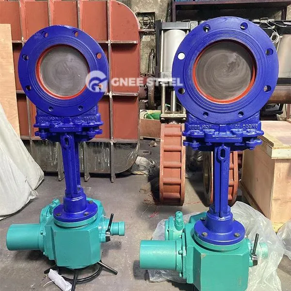 इलेक्ट्रिक सक्रिय चाकू गेट वाल्व