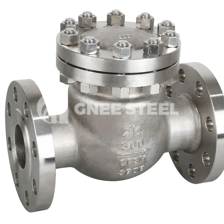 फ्लैंज्ड एंड स्विंग चेक वाल्व