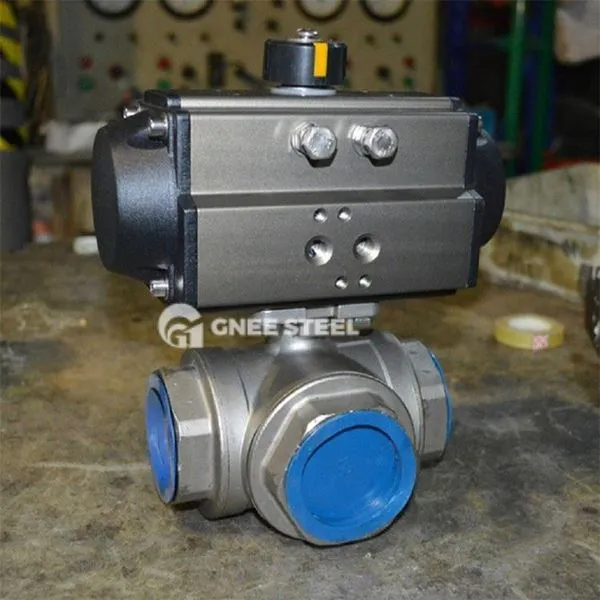 उच्च दबाव 3 रास्ता गेंद वाल्व