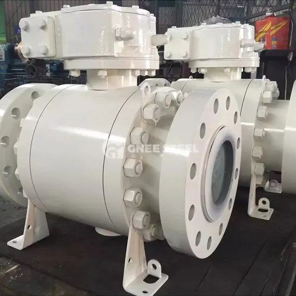 धातु बैठा हुआ ट्रॉनियन बॉल वाल्व