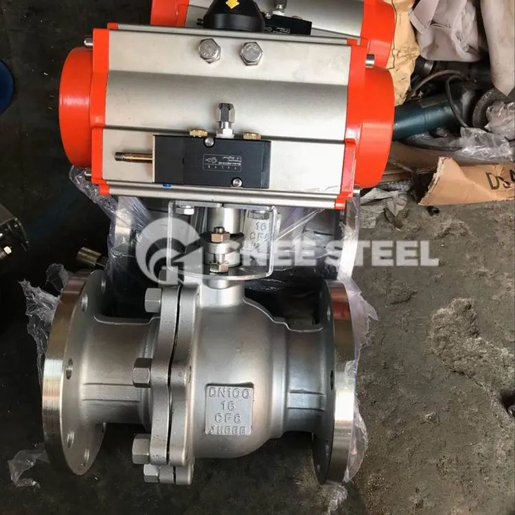 वायवीय खंड बॉल वाल्व