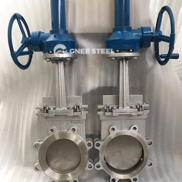 लचीला बैठा चाकू गेट वाल्व