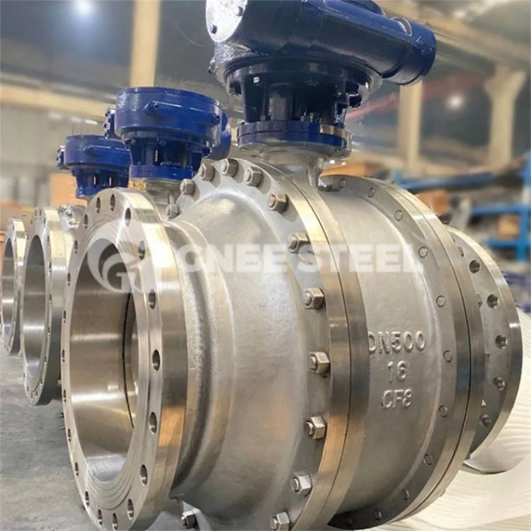 स्टेनलेस स्टील ट्रूनियन बॉल वाल्व