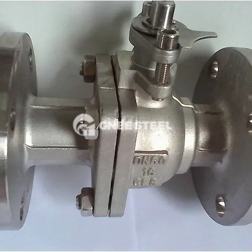 स्टेनलेस स्टील दो टुकड़े गेंद वाल्व