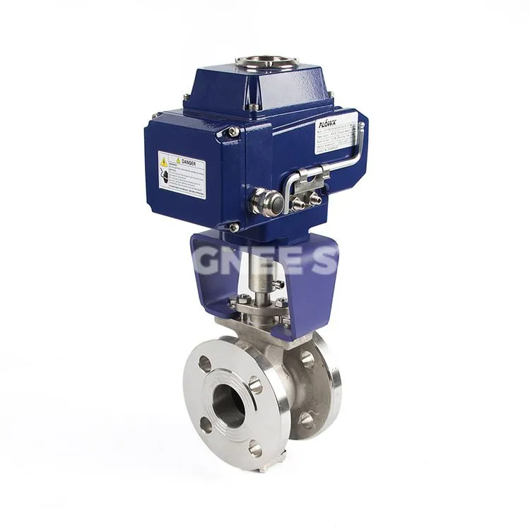 स्टेनलेस वी पोर्ट बॉल वाल्व