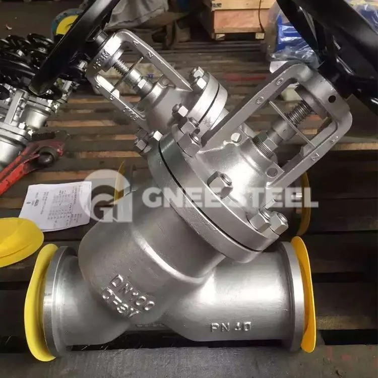 वाई-पैटर्न ग्लोब वाल्व